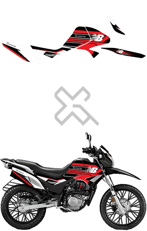 NB Edition Full Body Sticker Compatible with Impulse | Printed In Premium Matte Vinyl With FPF (Fade Protection Film), Waterproof, Precut Sticker, Pack Of 1 Compatible with Both Side